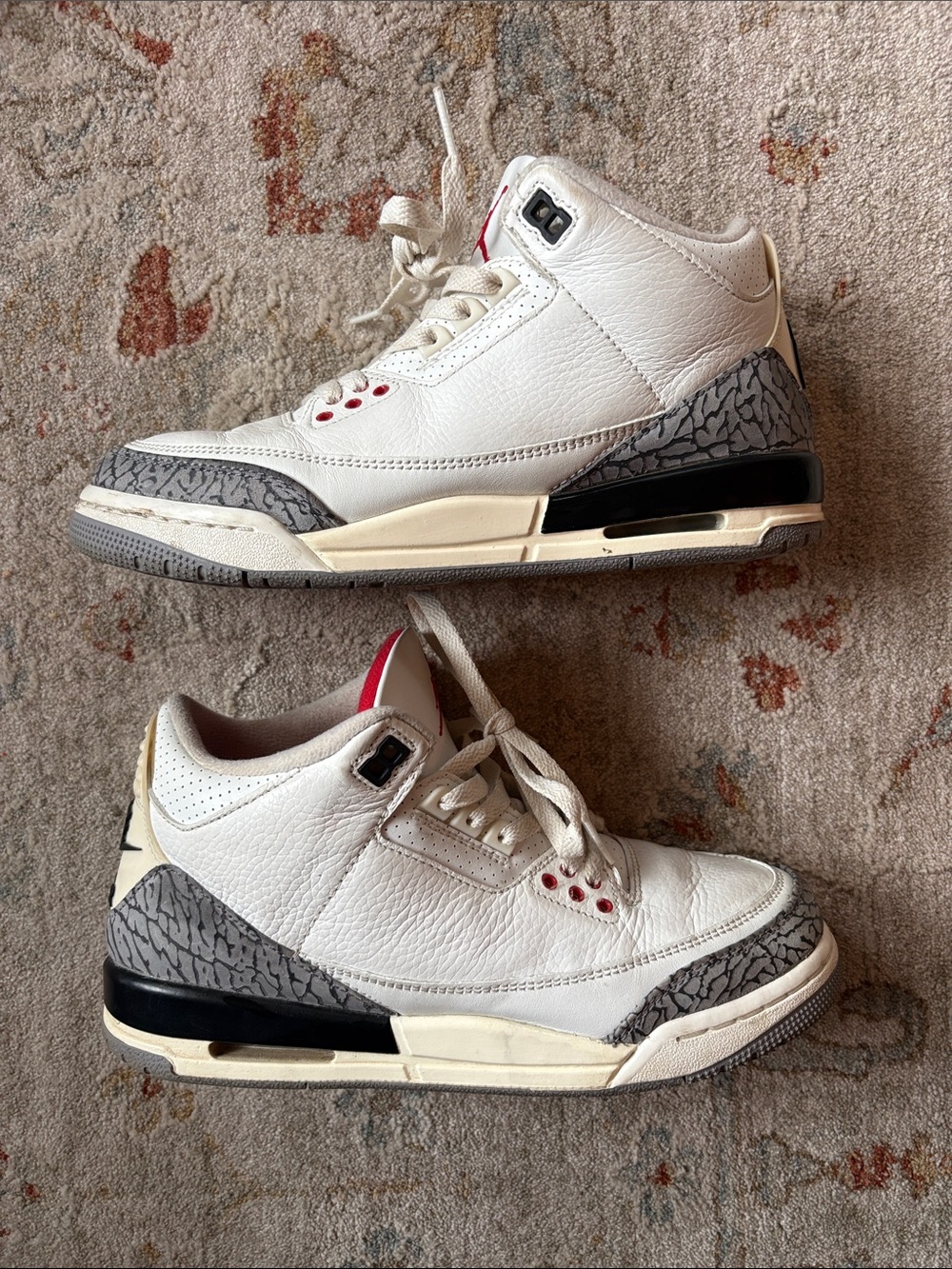 Nike Air Jordan 3 Retro Leather Basketball Shoes